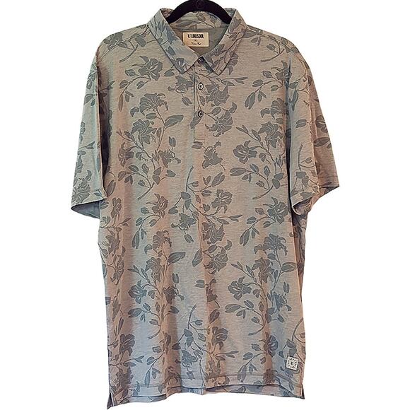 LINKSOUL Men's Astoria Wicking Polo Golf Shirt Blue-Green Size XL NWOT - Picture 10 of 11